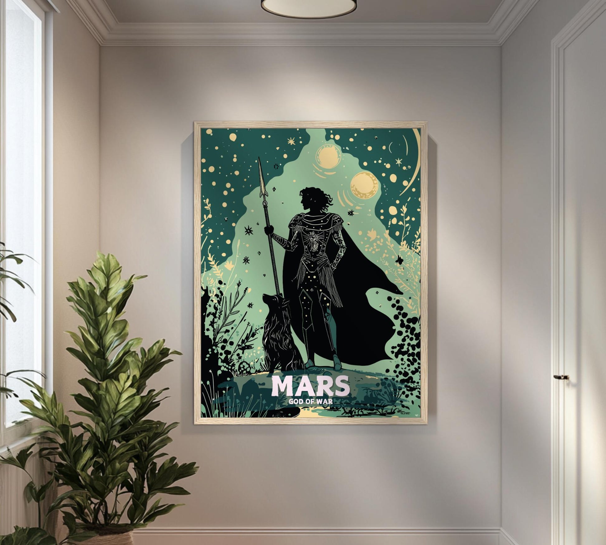 Mars God Painting