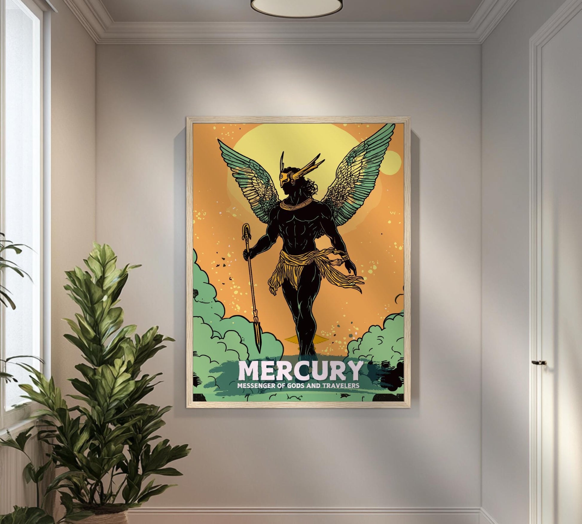Mercury God Painting