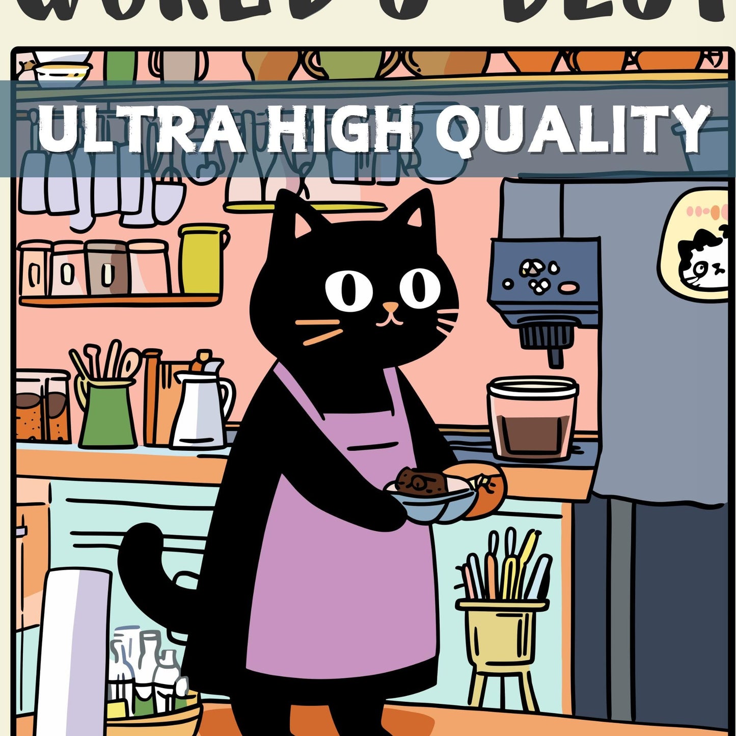 Barista Poster, World's Best Barista Print