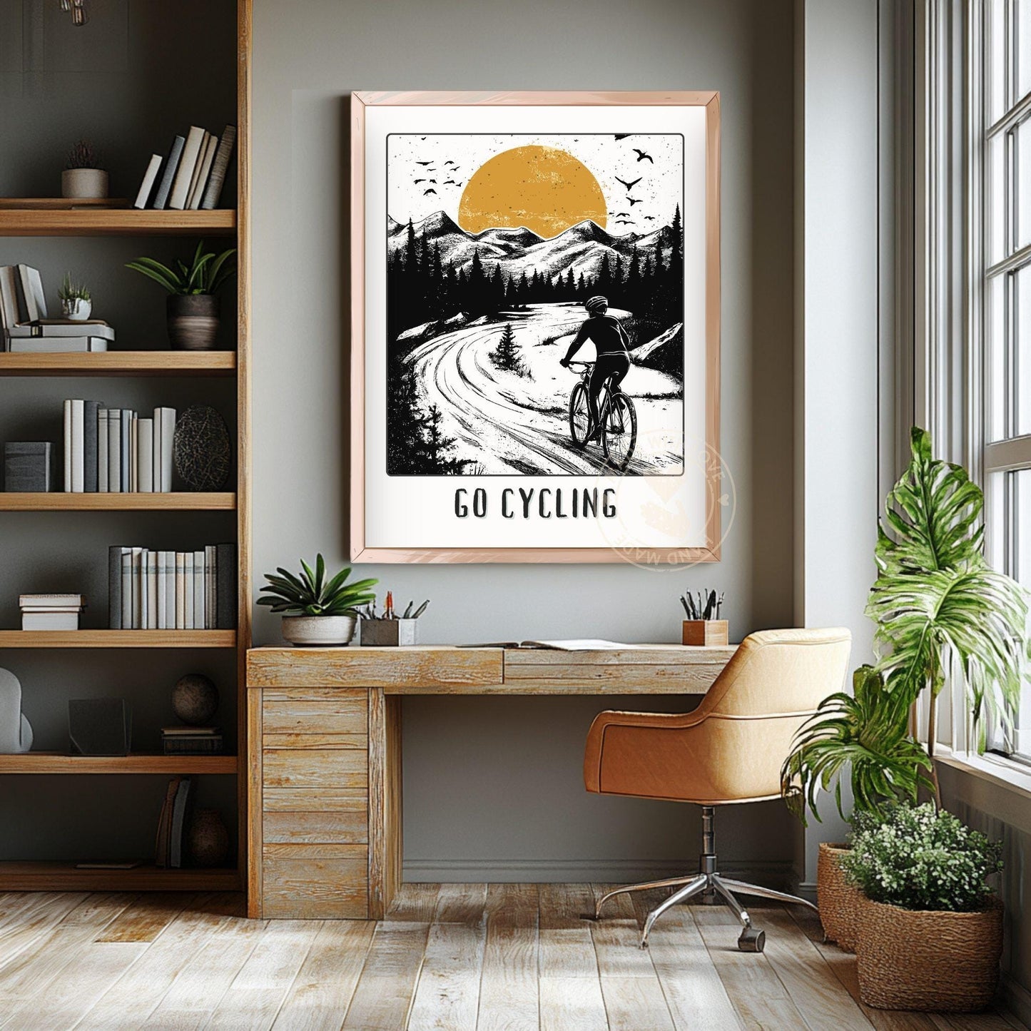 Go Cycling Poster - Living room