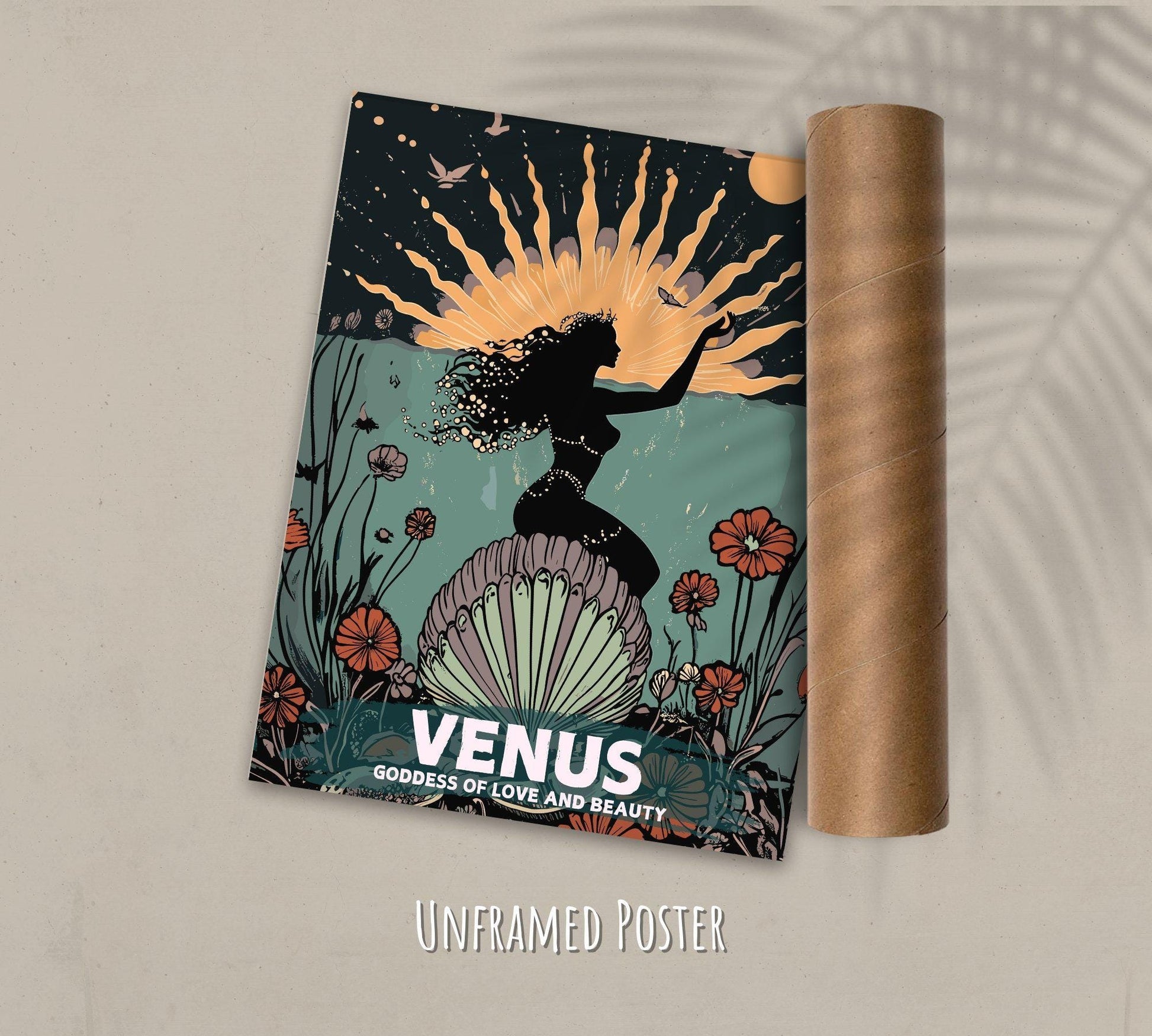 Unframed poster offer with postal tube - Venus