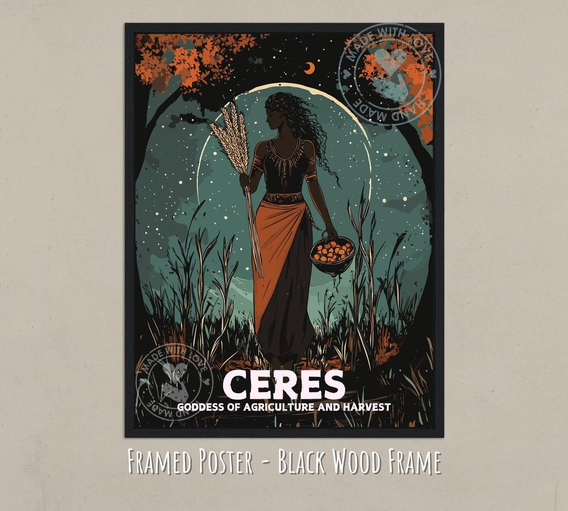 Ceres Goddess Painting - Ceres Roman Mythology Artwork