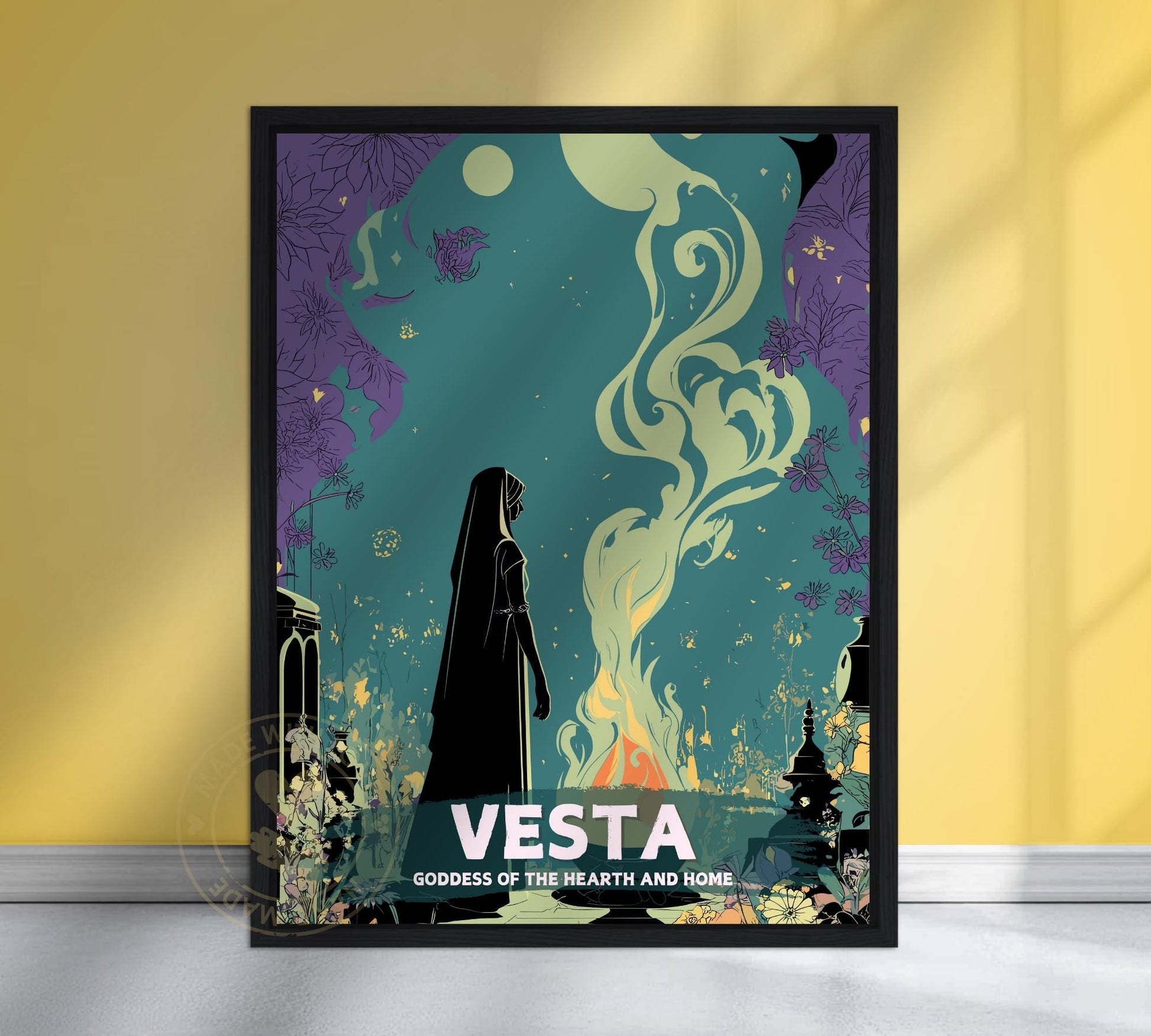 Vesta Goddess Poster