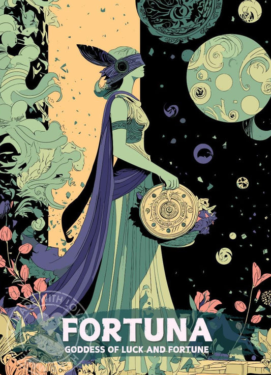 Fortuna Roman Goddess Poster