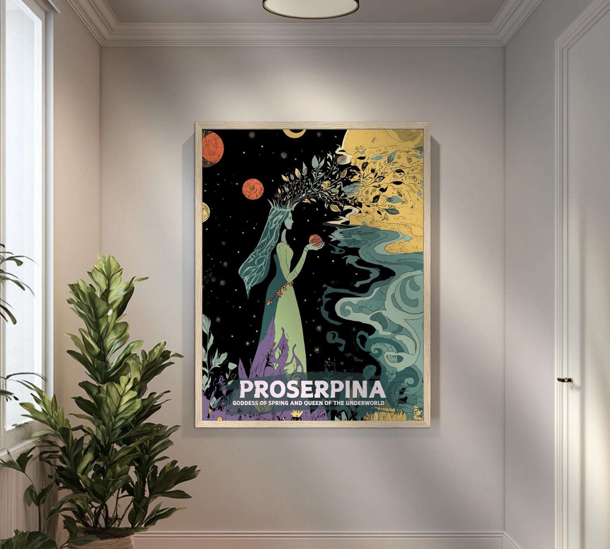 Proserpina Goddess Painting