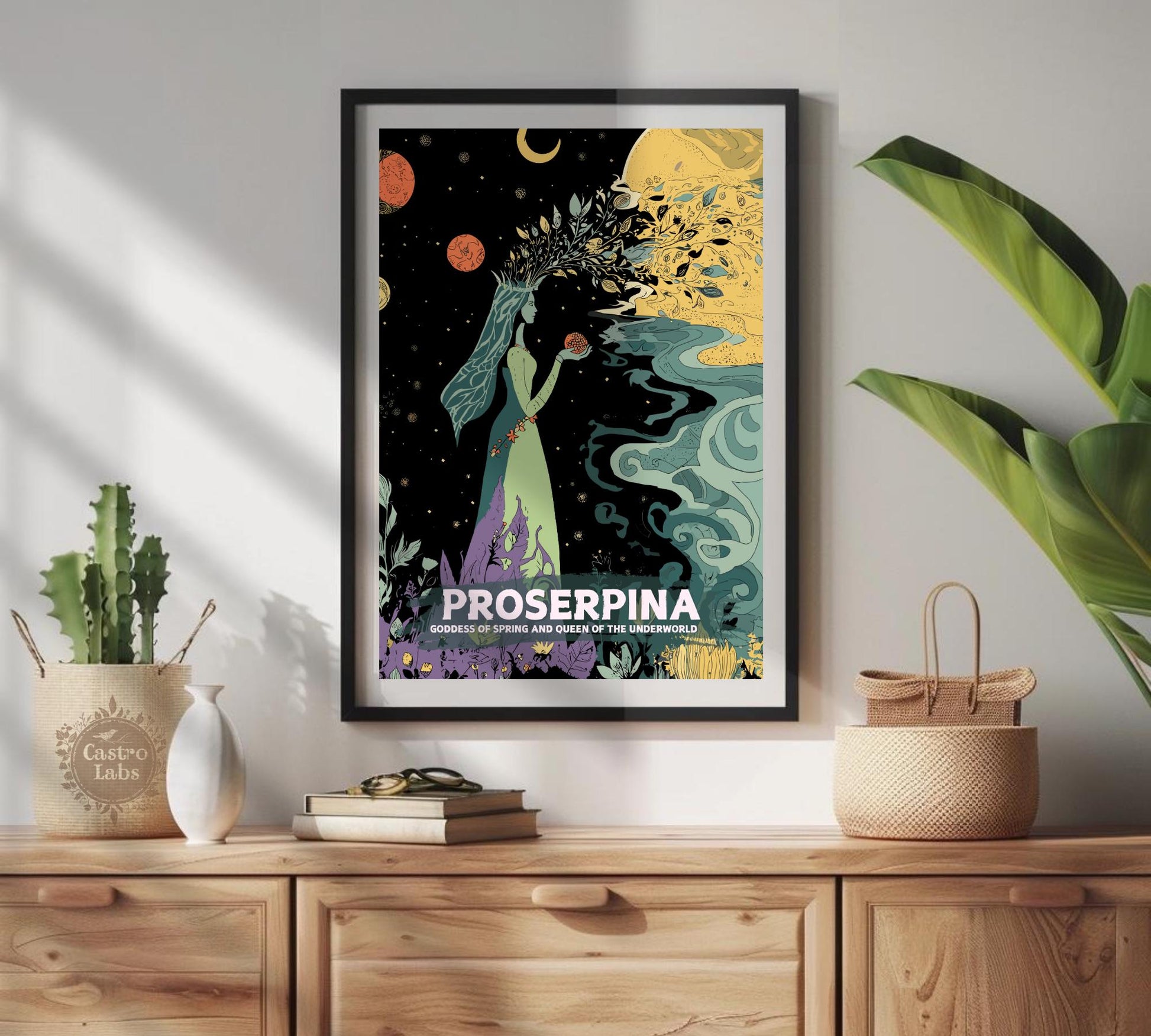 Proserpina Goddess Painting