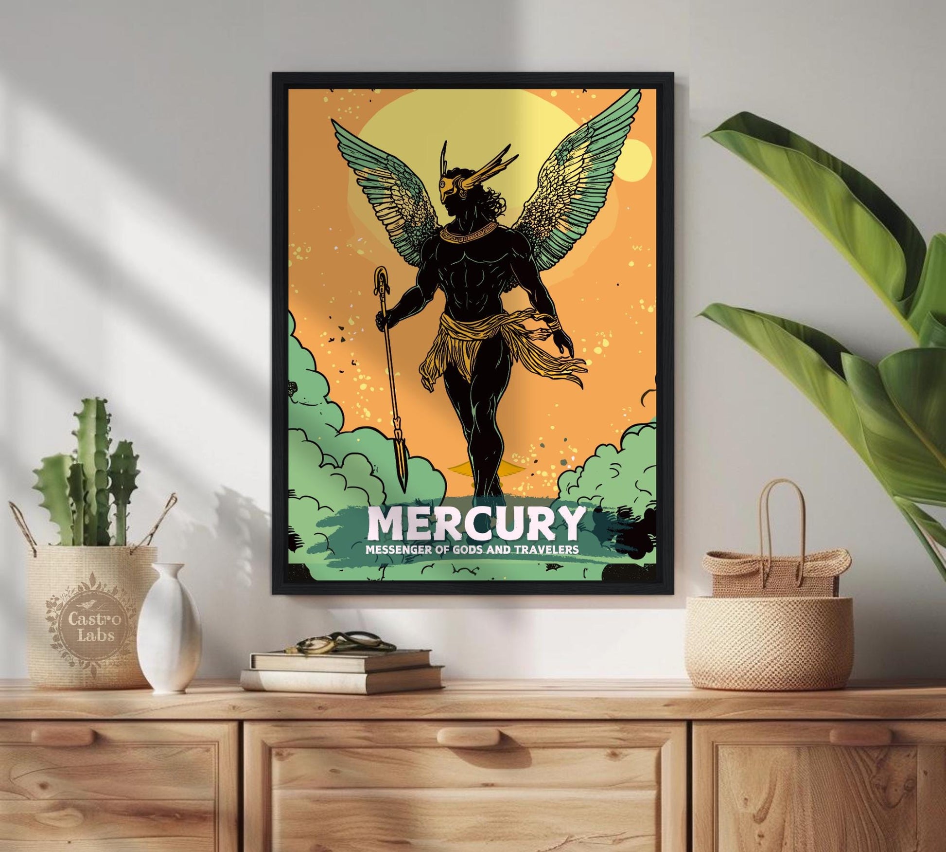 Mercury God Painting