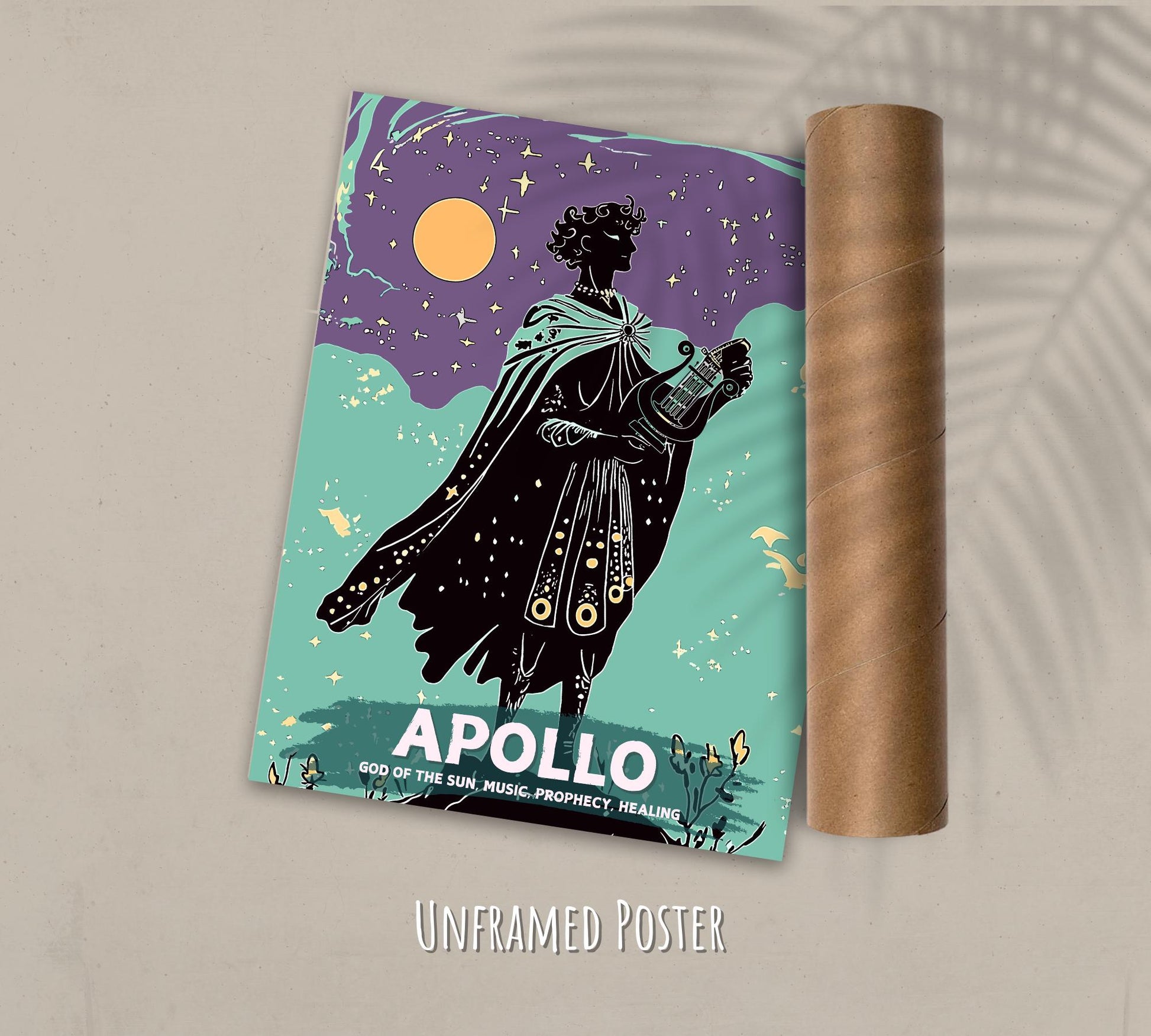 Apollo God Painting - Unframed