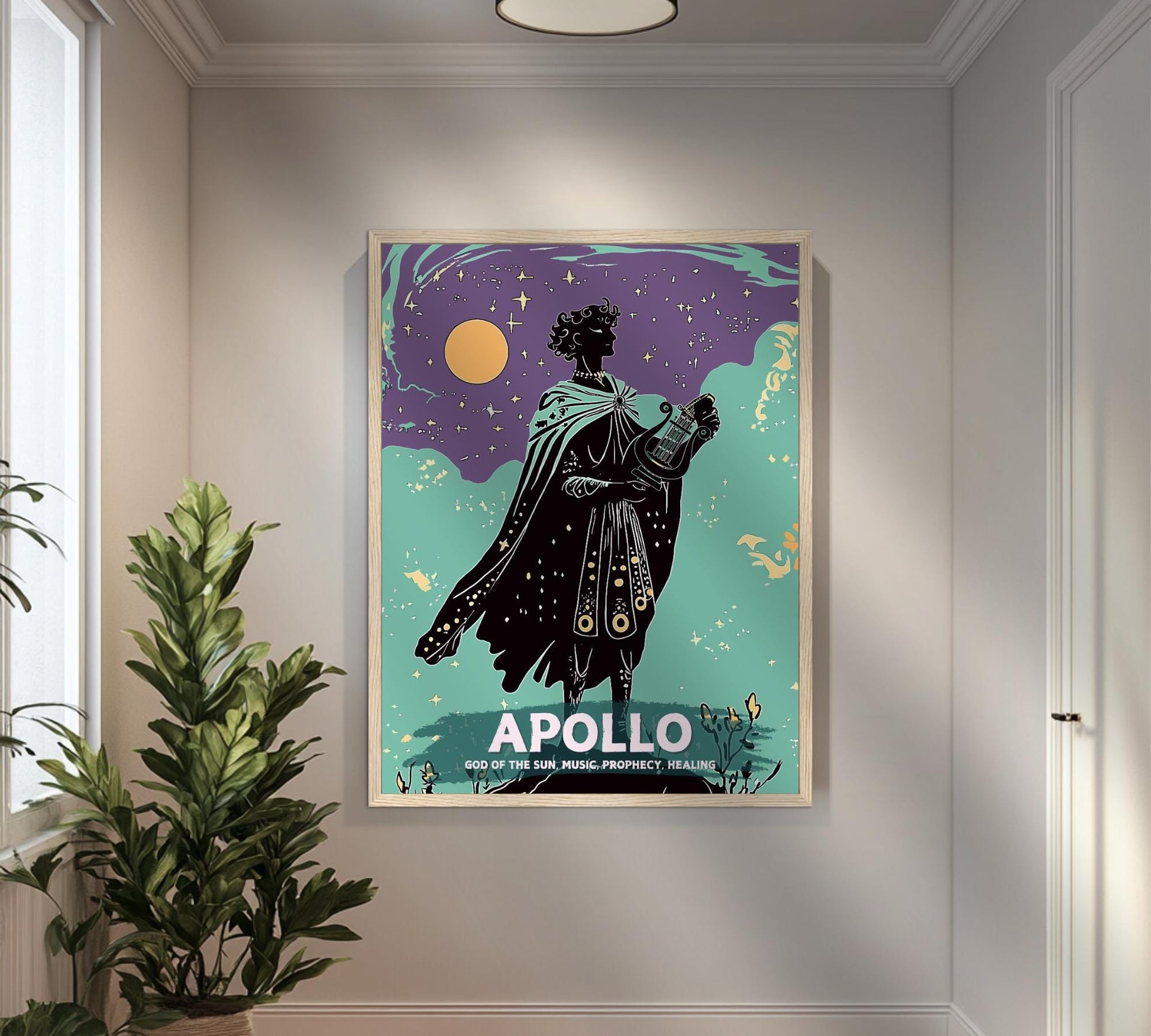 Apollo God Painting