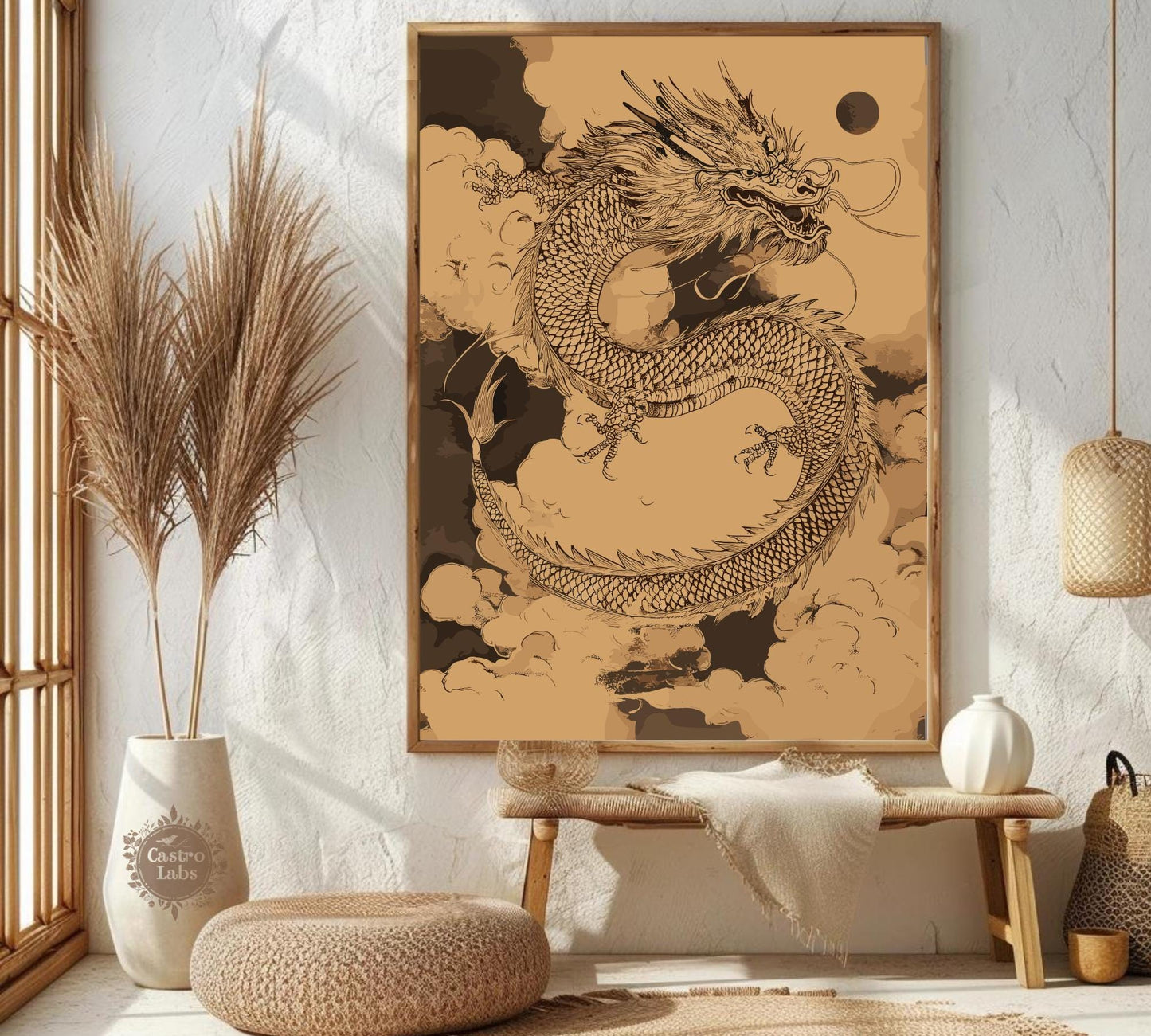 japanese ink drawing
