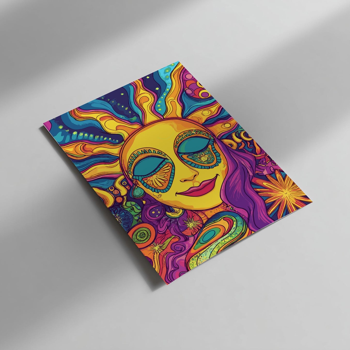Solar Reverie Sun Poster