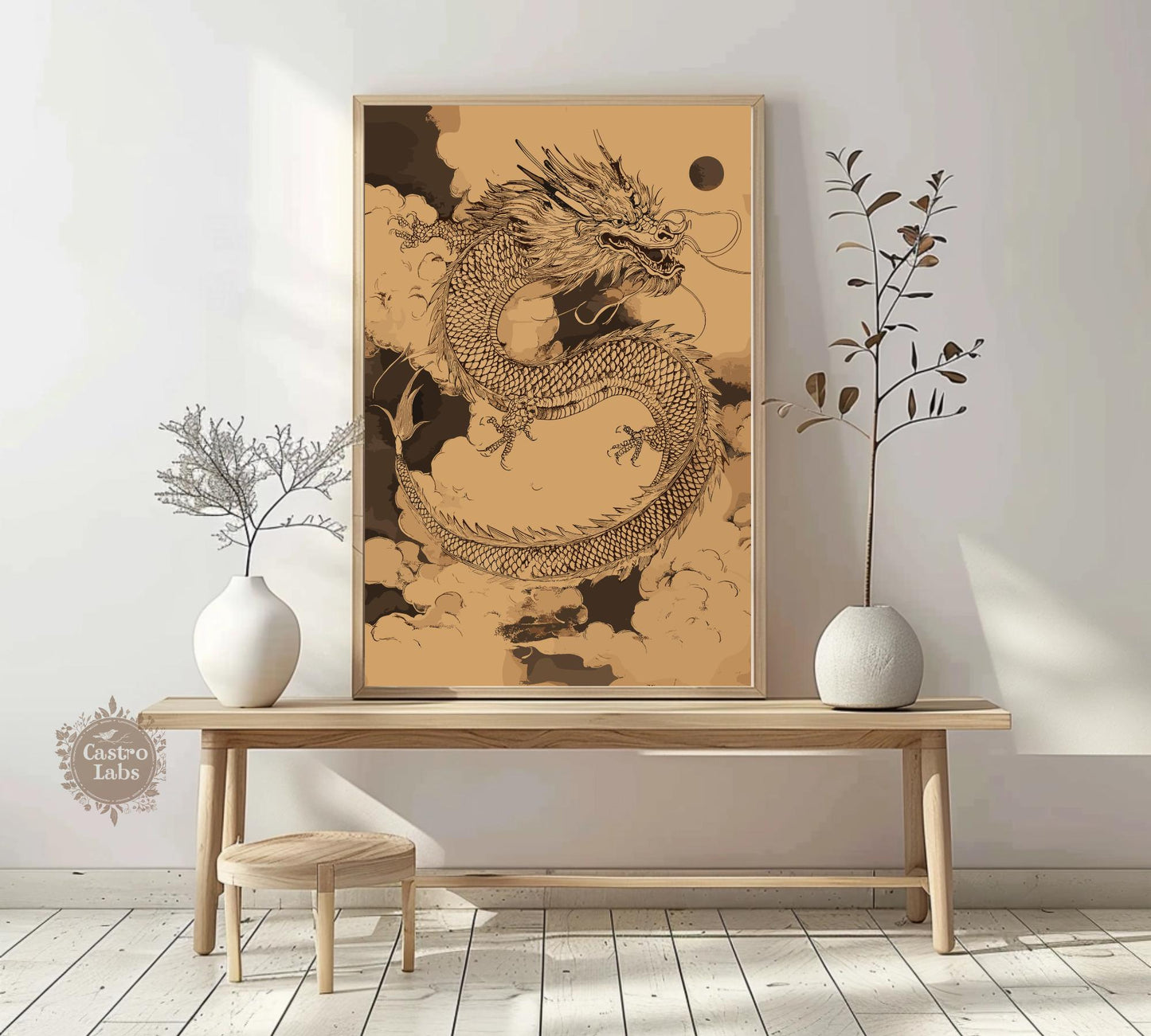 asian decor print