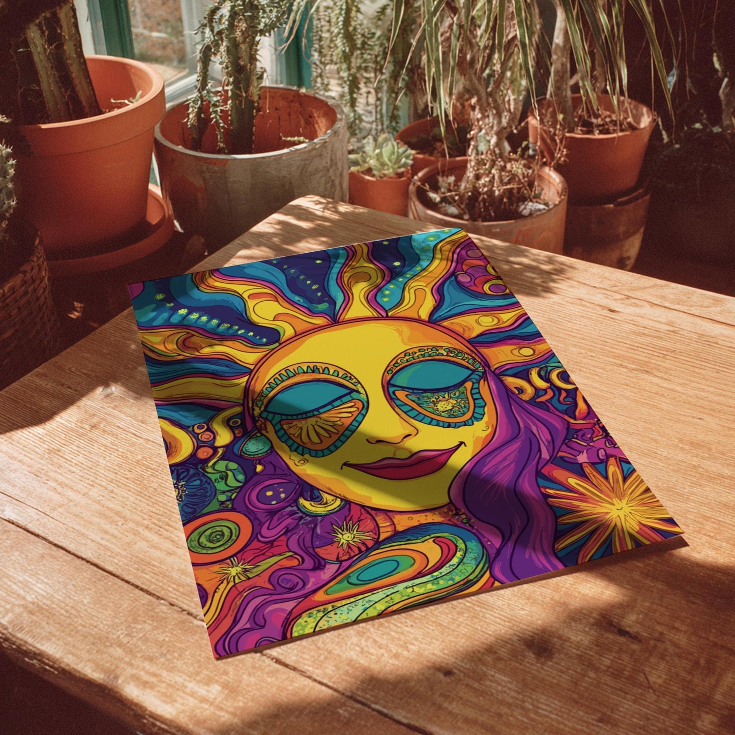 Solar Reverie Sun Poster