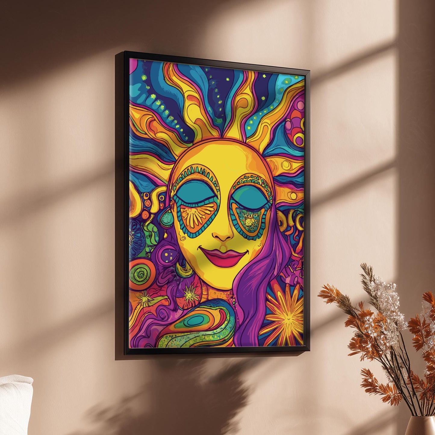 Solar Reverie Sun Poster