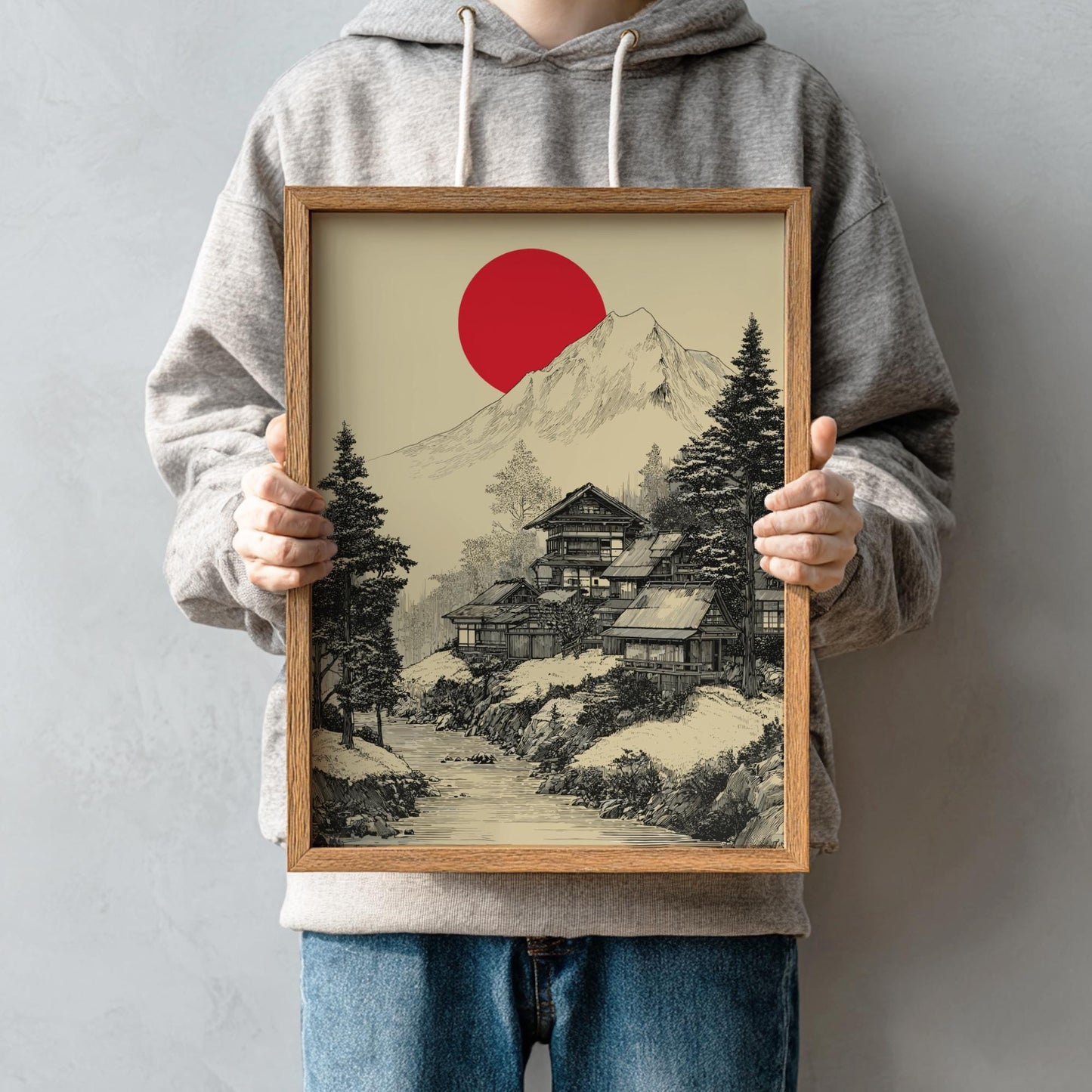 Serene Japanese Landscape Art