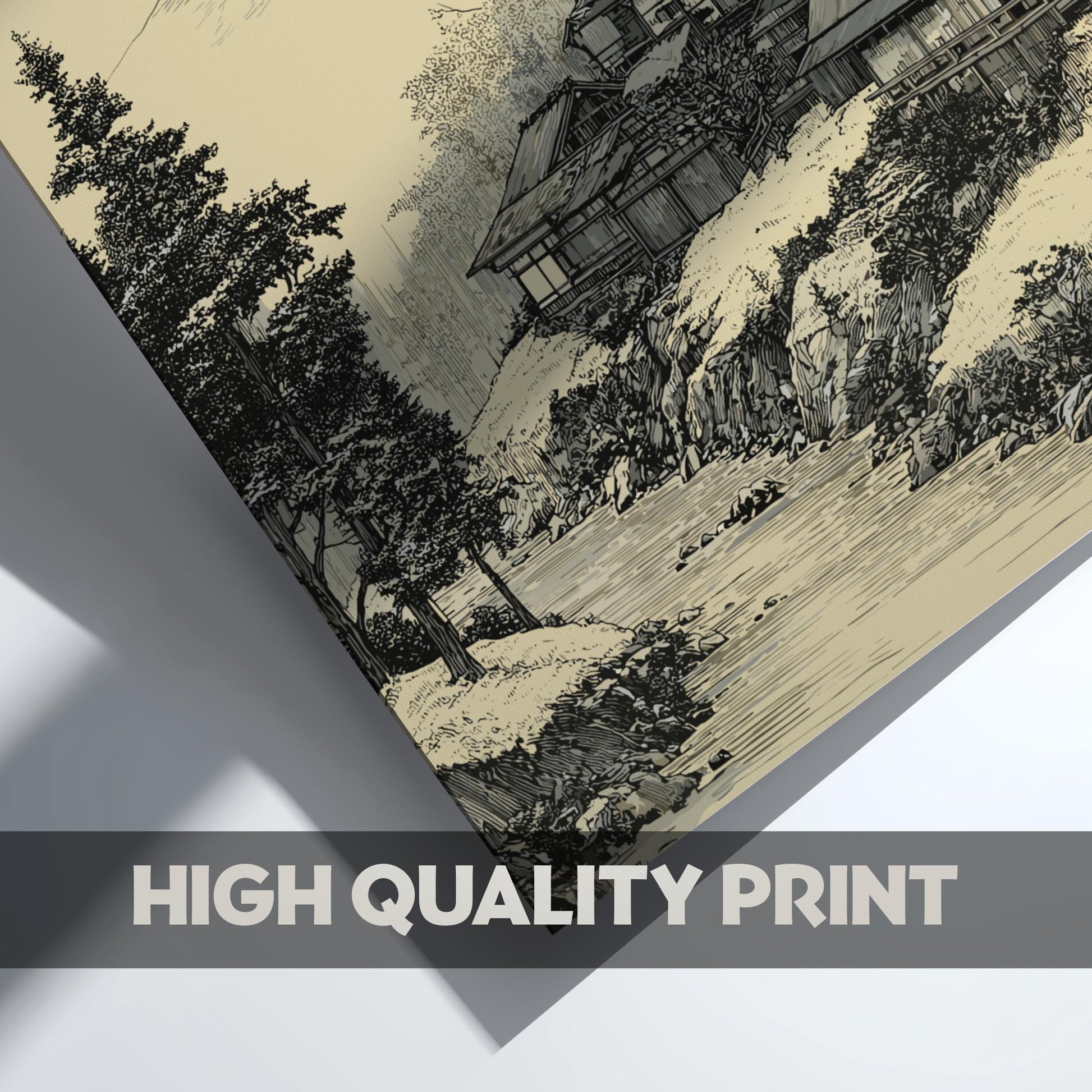 Serene Japanese Landscape Art