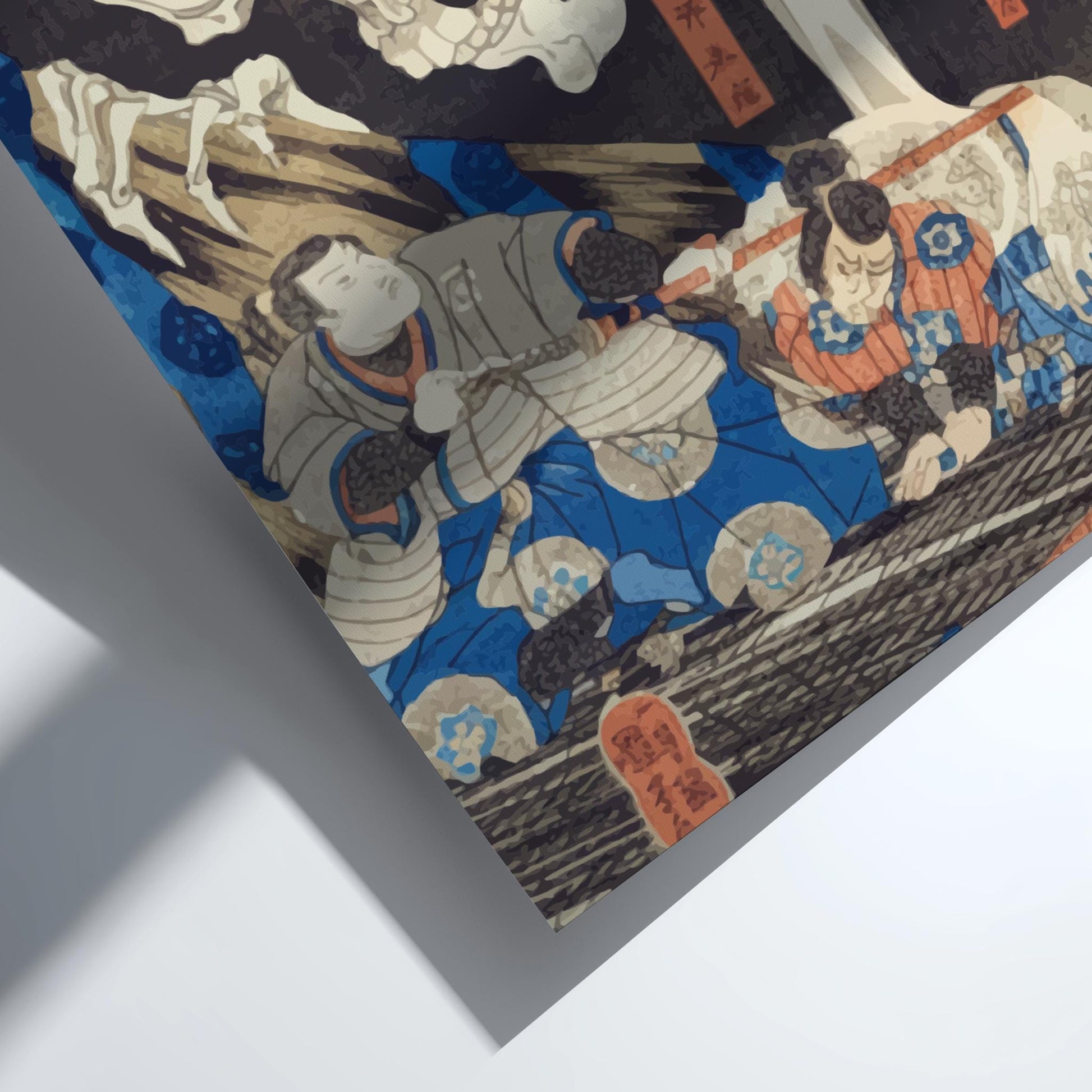 Soma Utagawa Poster, The Haunted Palace at Soma Kuniyoshi Print, Takiyasha Witch Ukiyo-e, Edo Japanese Woodblock Art