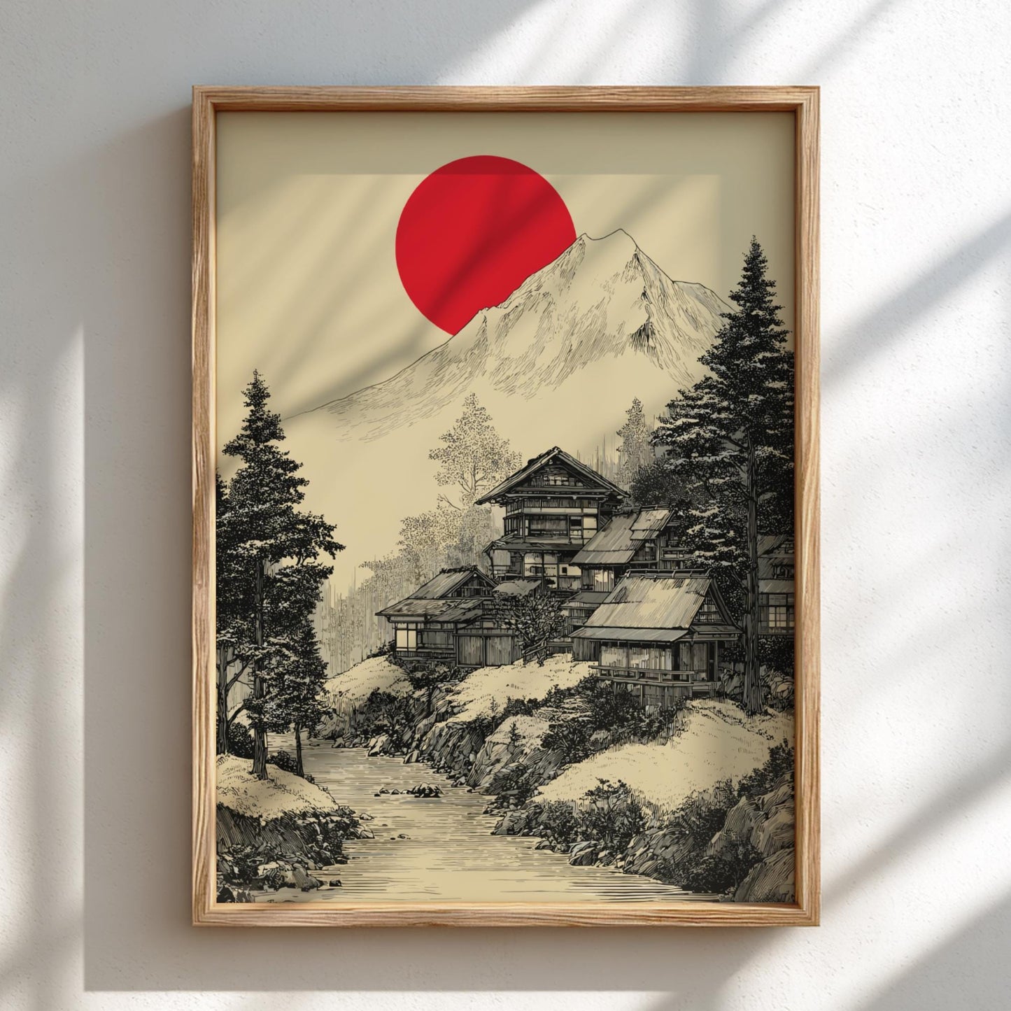 Serene Japanese Landscape Art
