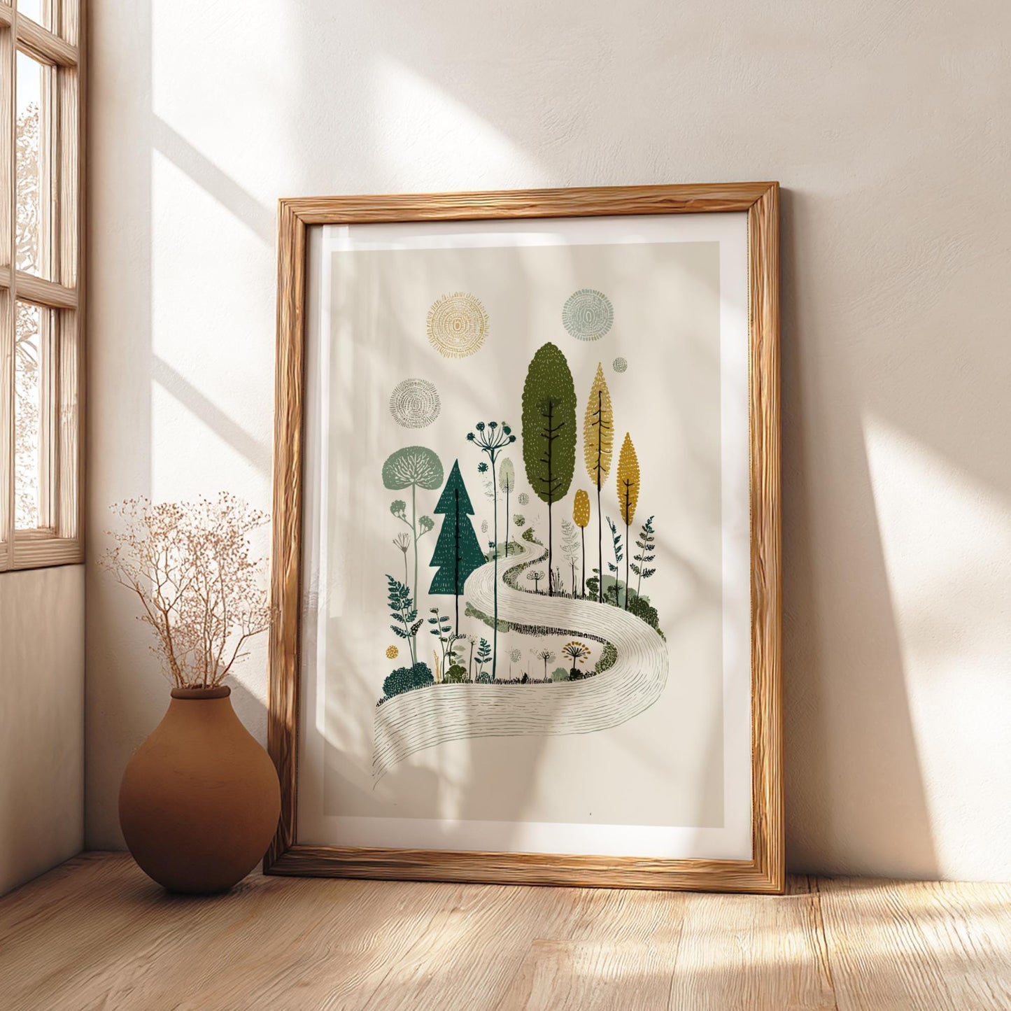 Ethereal Forest - Pastel Forest Poster - Serene Nature Wall Decor Poster