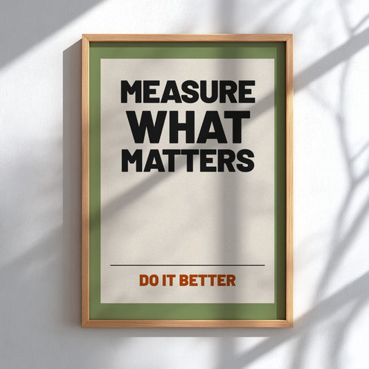 Motivational quotes poster featuring bold typography on a green background, perfect for home decor and