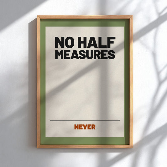 Motivational quotes poster featuring bold typography on a neutral background, ideal for wall decor.