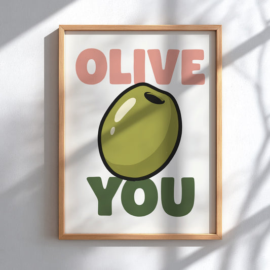 Olive - Olive You - Kitchen Wall Art