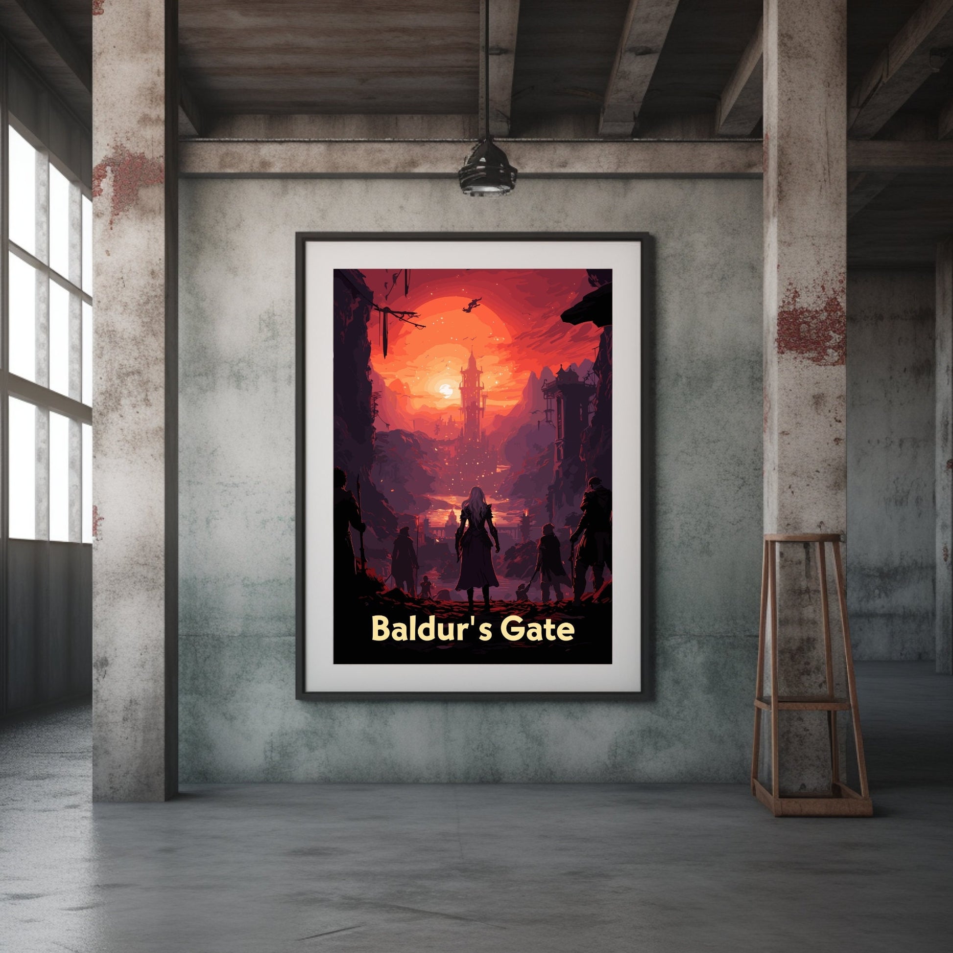 Baldur's Gate print