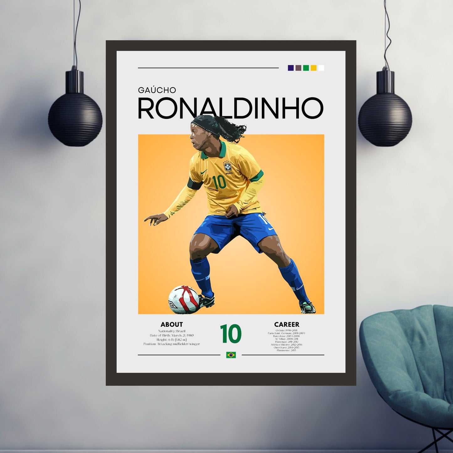 Ronaldinho poster