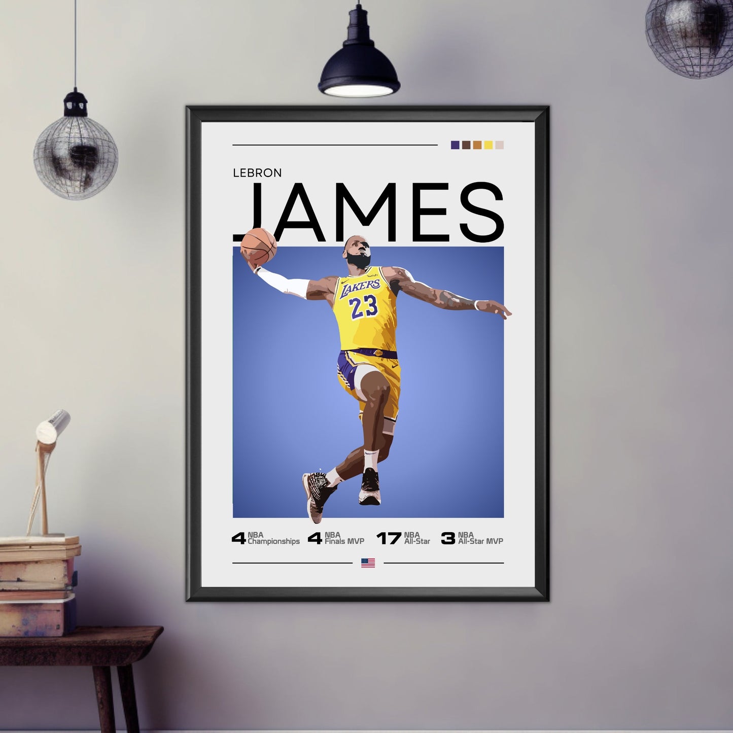 Lebron James poster