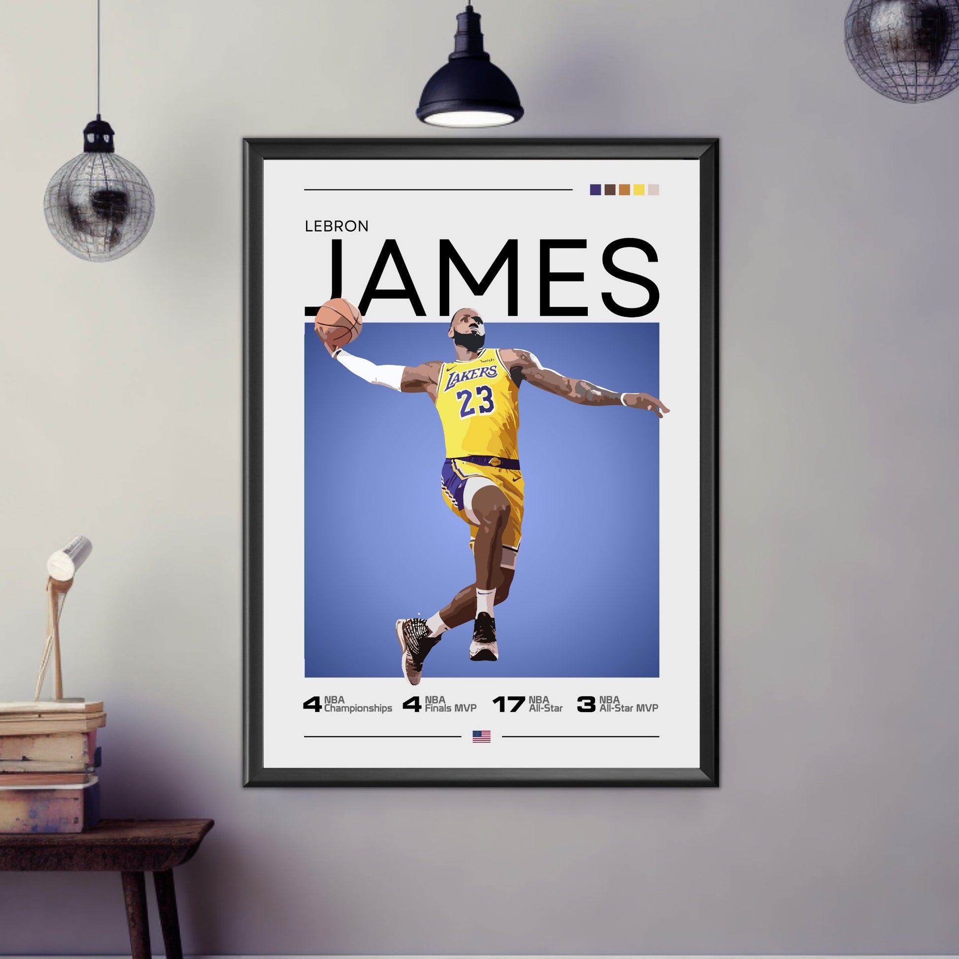 Lebron James poster