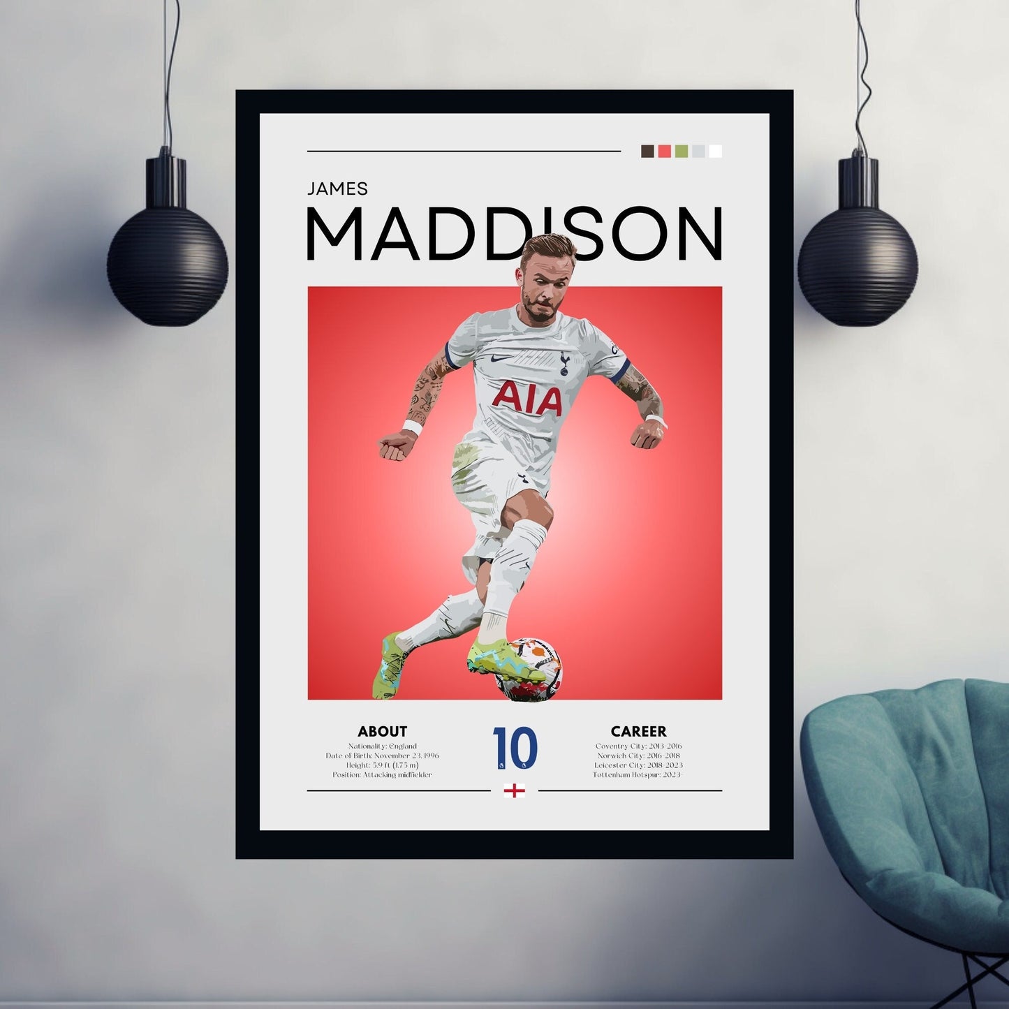 James Maddison Print