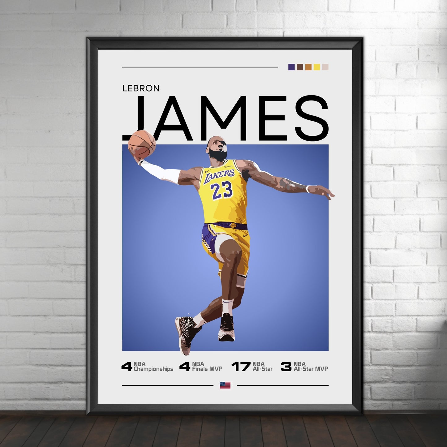 Lebron James poster