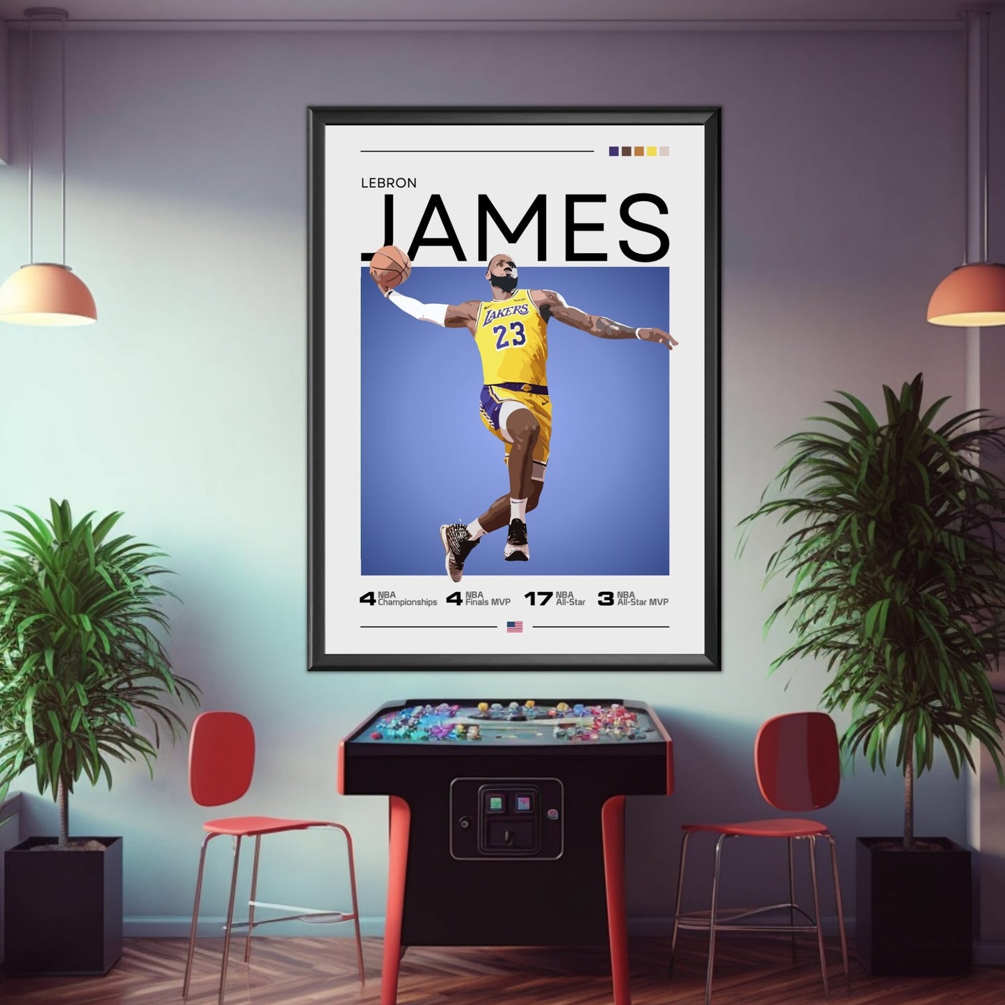Lebron James poster