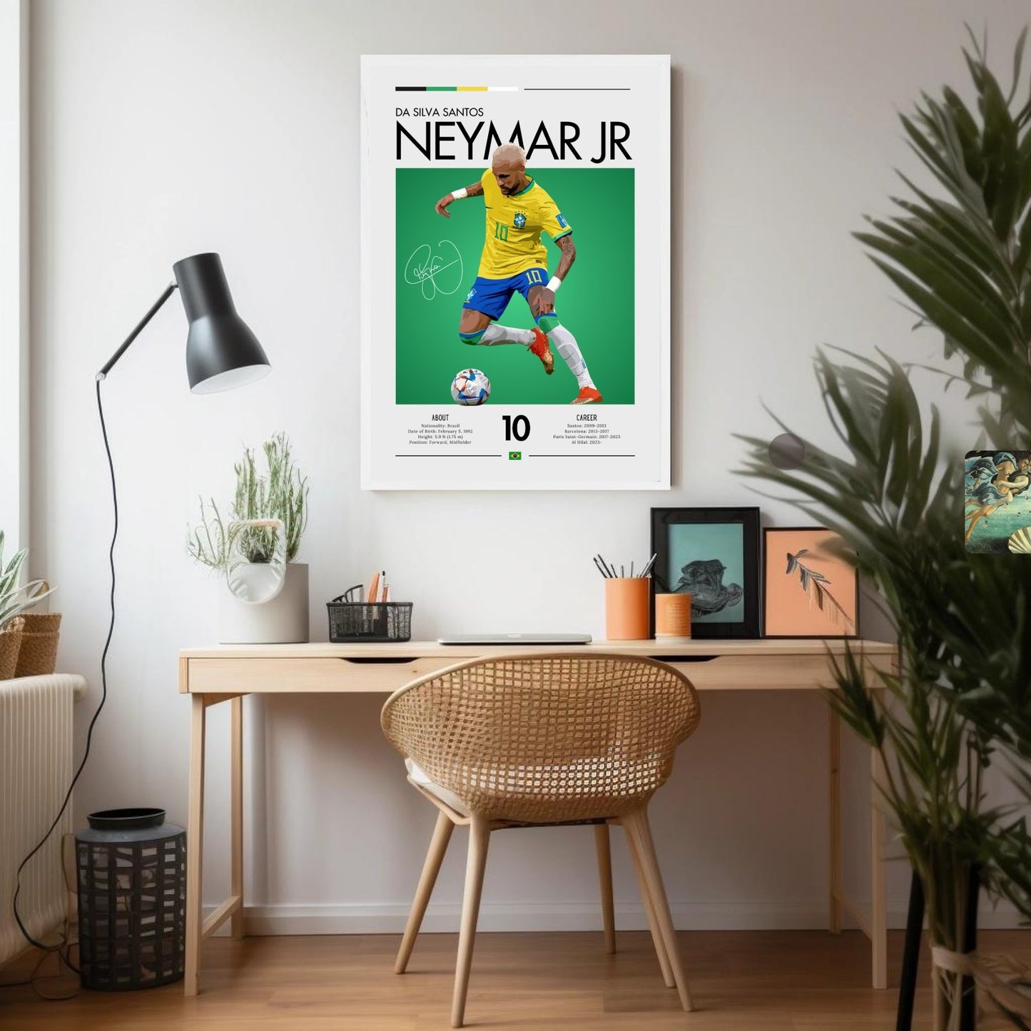 Neymar Jr Print, Neymar Jr Poster