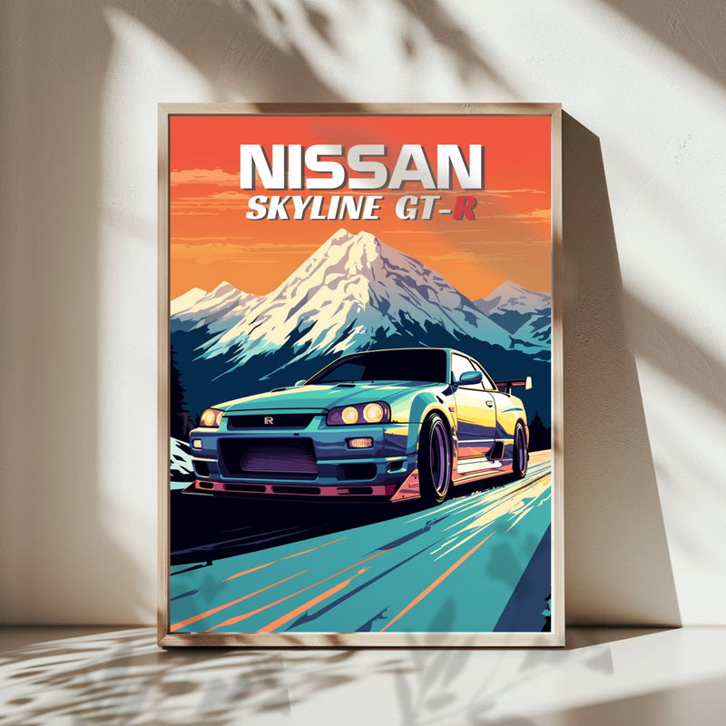 Japanese Car Posters