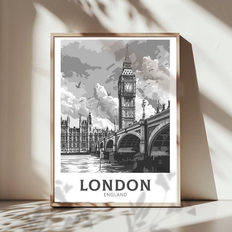 Black & White Travel Posters