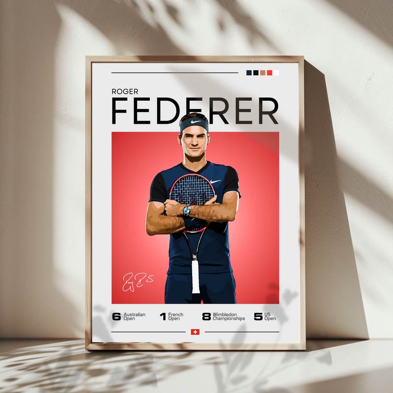 Tennis Player Posters