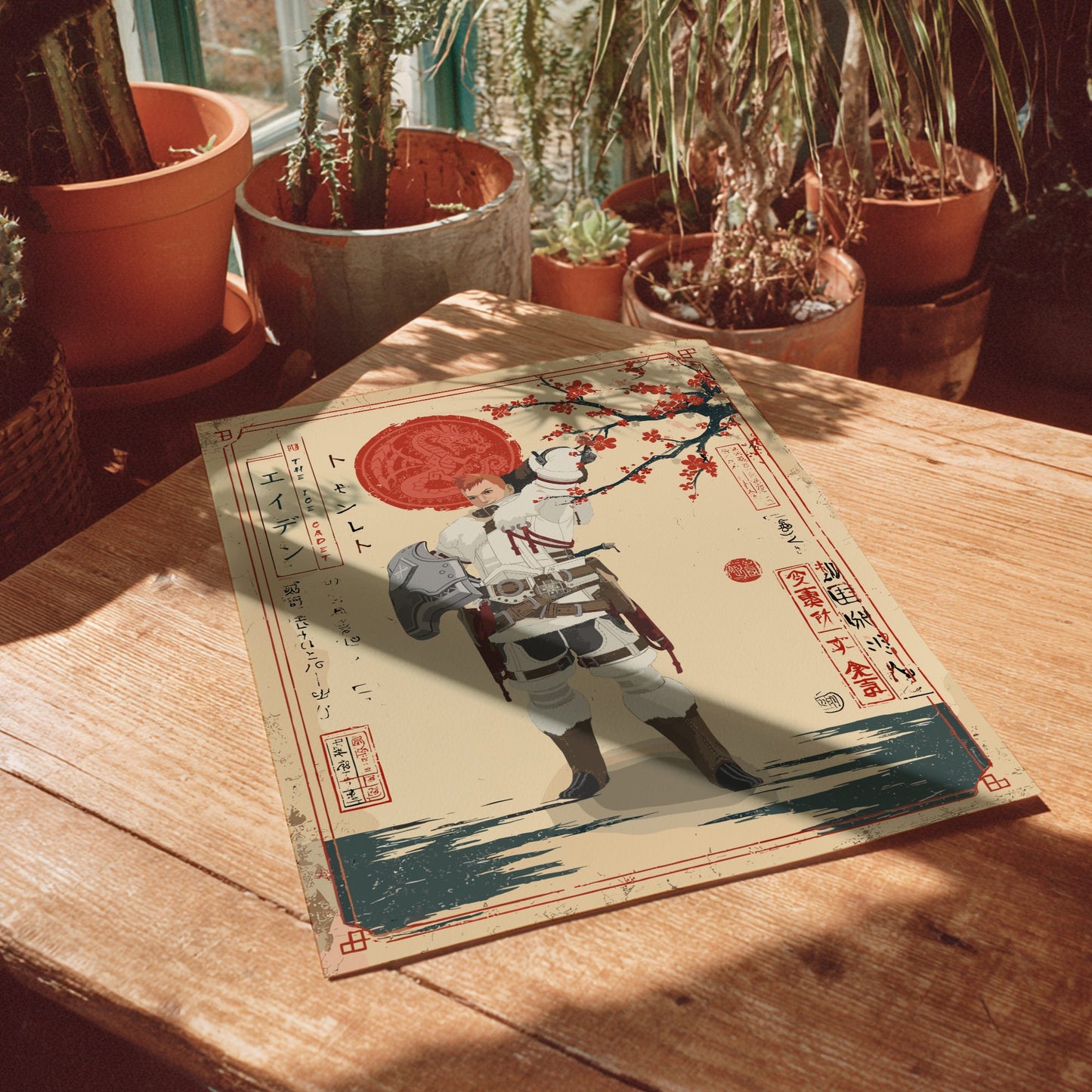 Aiden Poster, premium Monster Hunter Inspired Wall Art