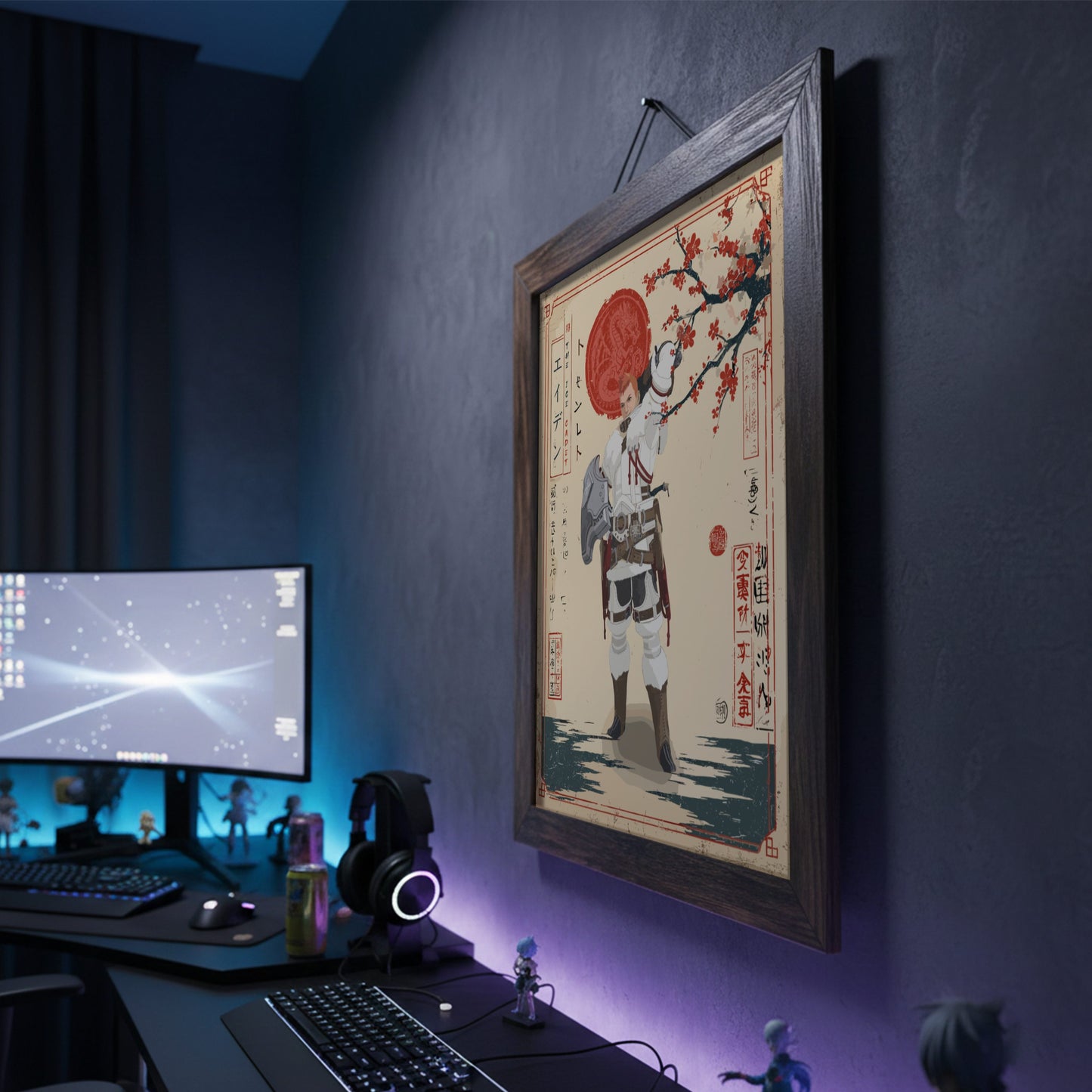 Aiden Poster, premium Monster Hunter Inspired Wall Art