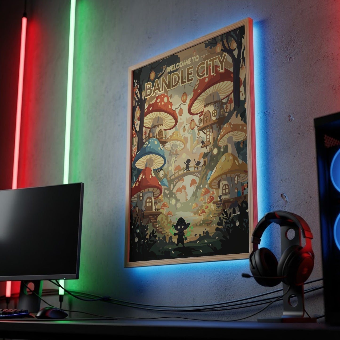 Illustration of Bandle City from League of Legends