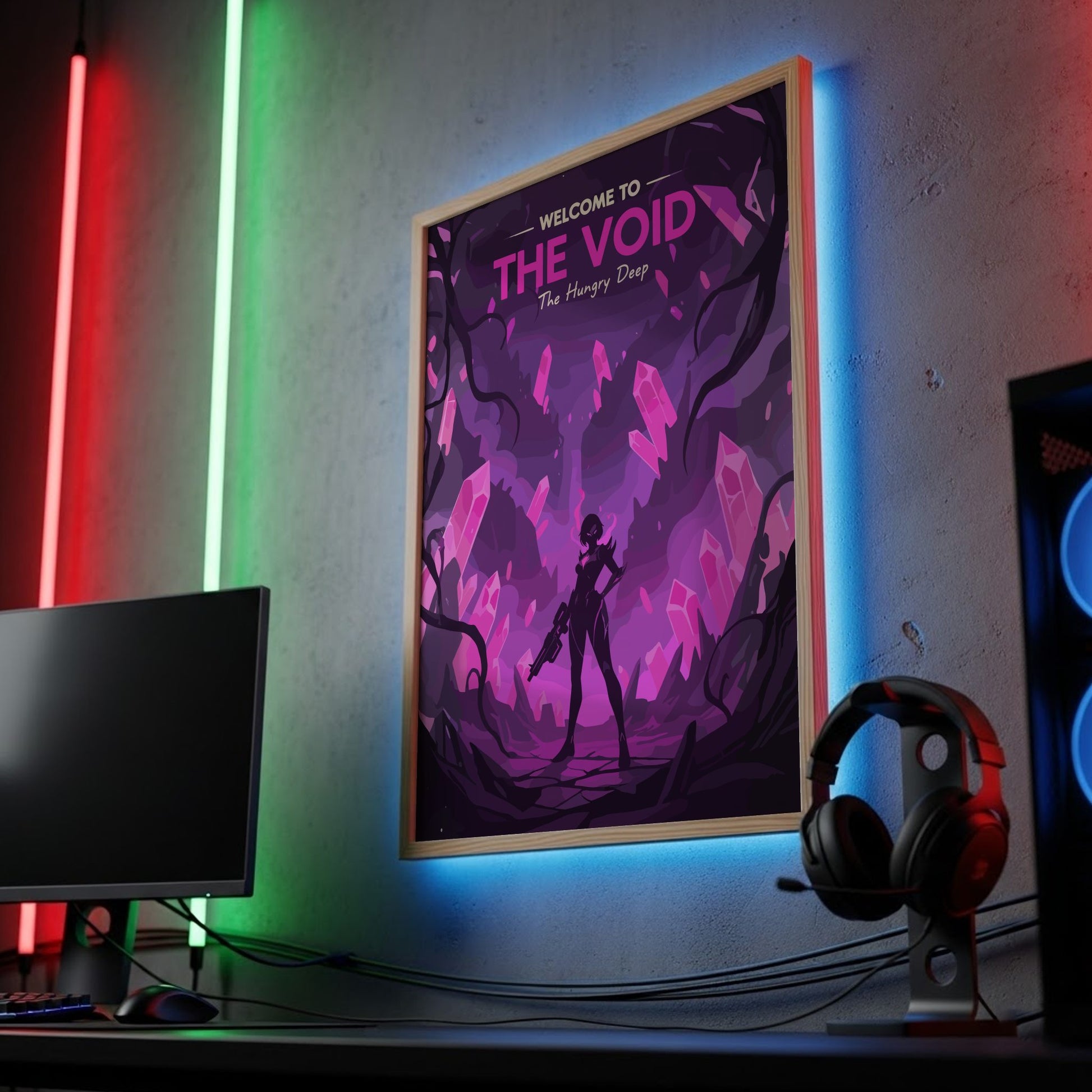 The Void Poster, epic League of Legends Inspired Wall Art for gamers.
