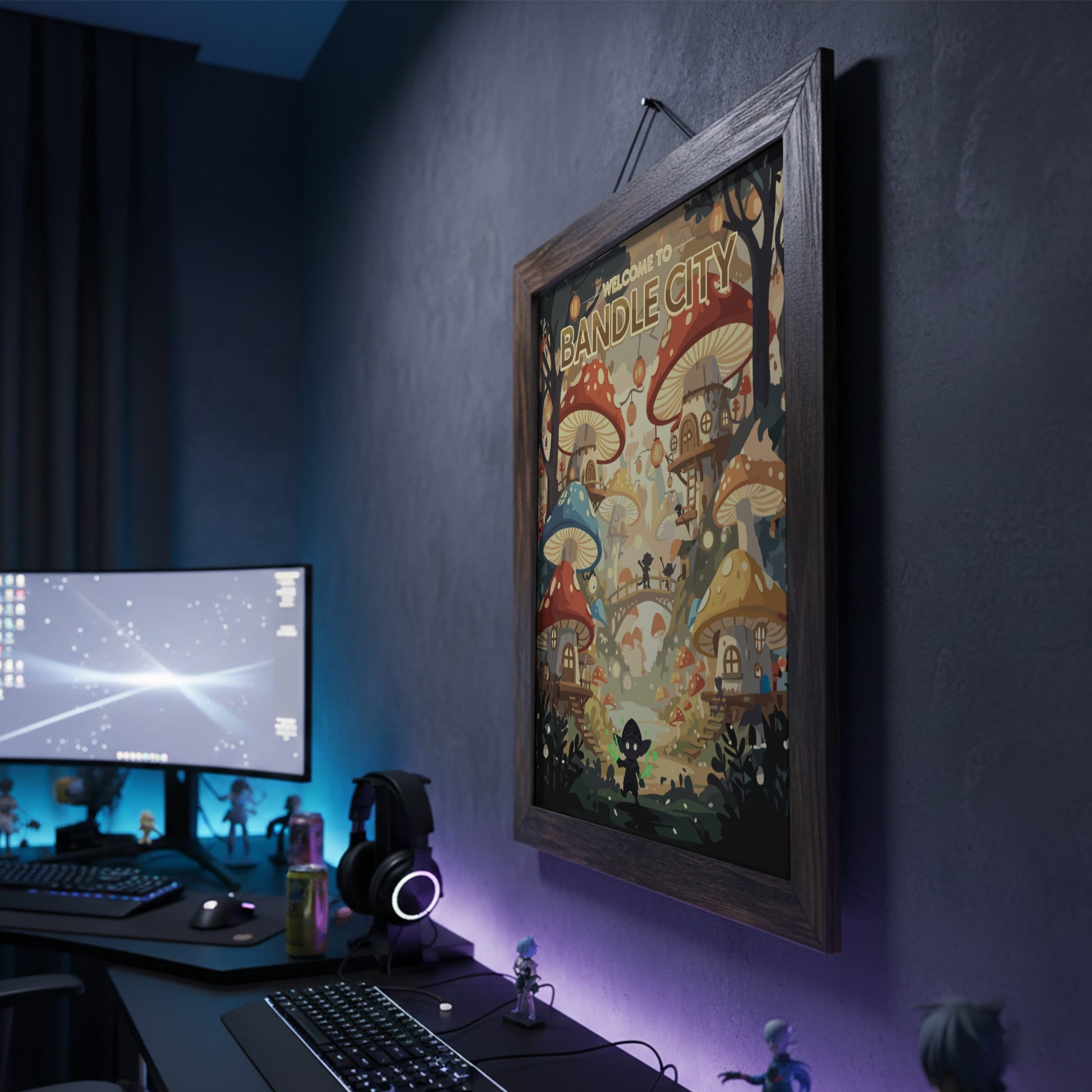 Illustration of Bandle City from League of Legends