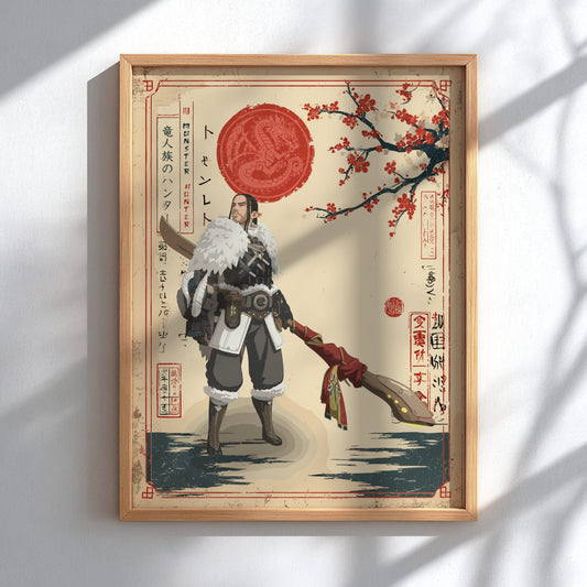 The Seeker art poster from Monster Hunter