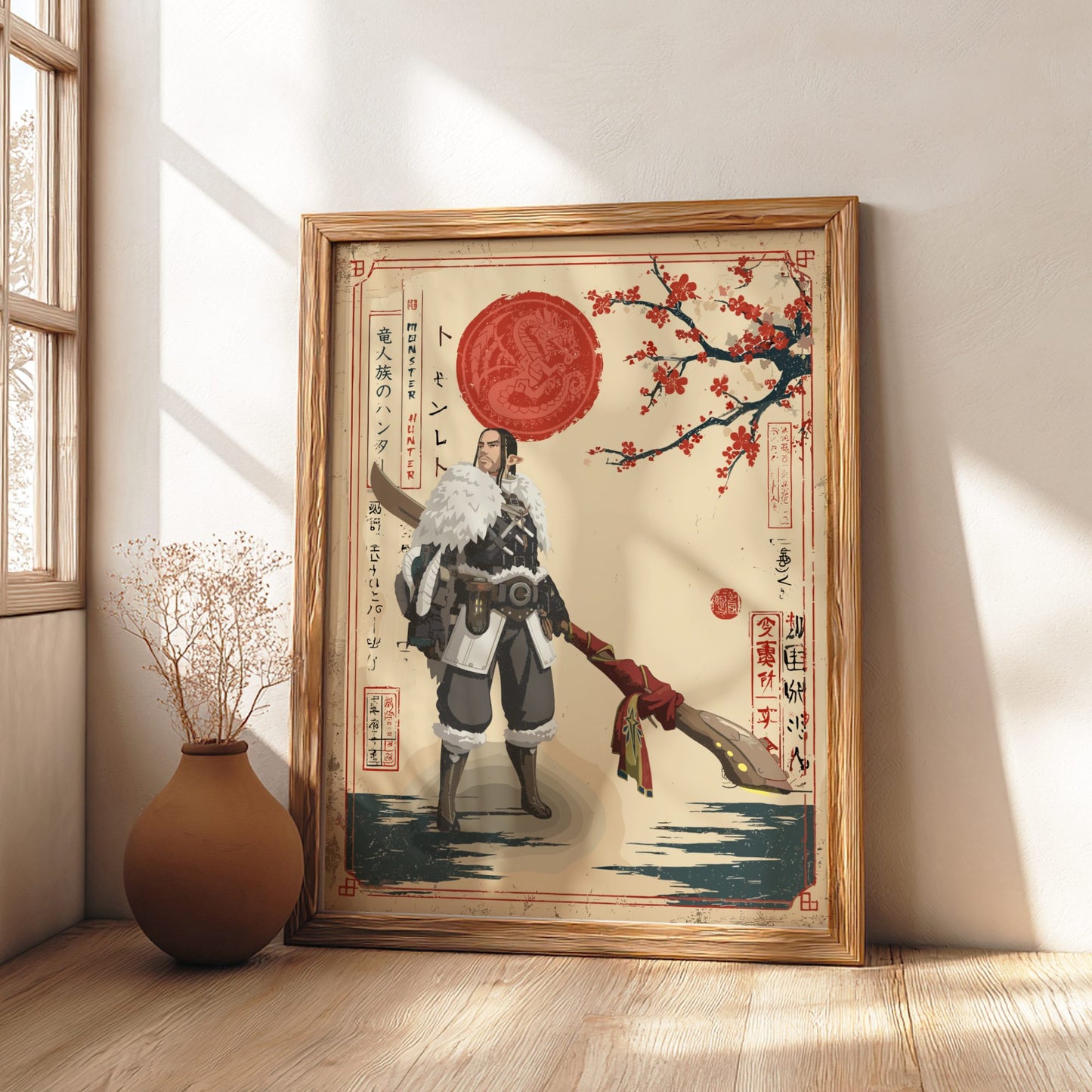 The Seeker art poster from Monster Hunter