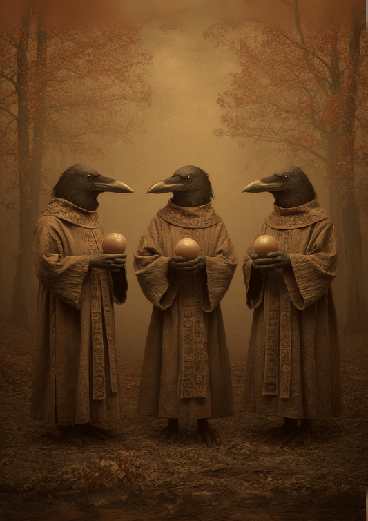 The Crow Seers – Gothic Occult Forest Poster