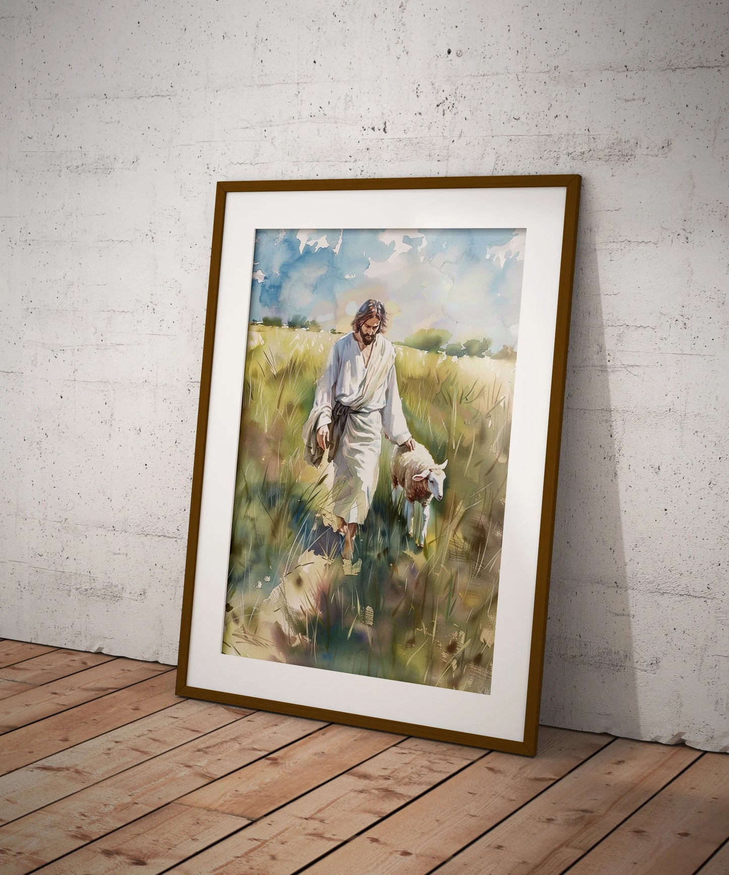 The Journey Home – Jesus Christ Drawing Illustration