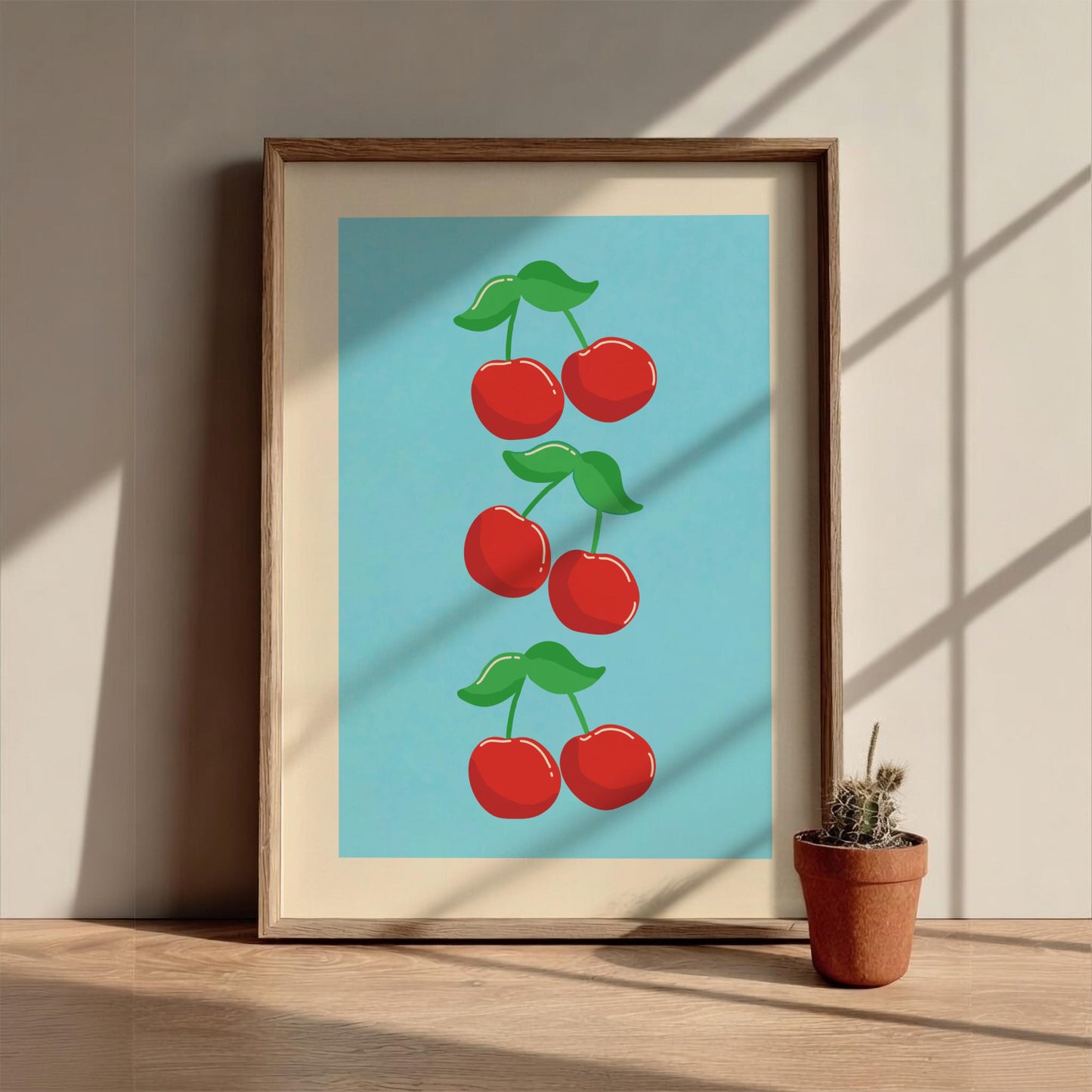 3 Cherries - Triple the Sweetness - Kitchen Wall Art