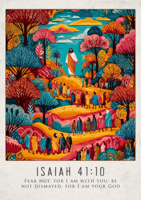 Isaiah 41:10: The Presence – Modern Minimalist Scripture Art