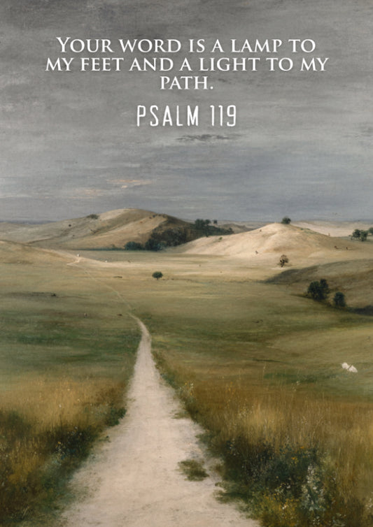 Psalm 119: The Law – Modern Minimalist Scripture Wall Art