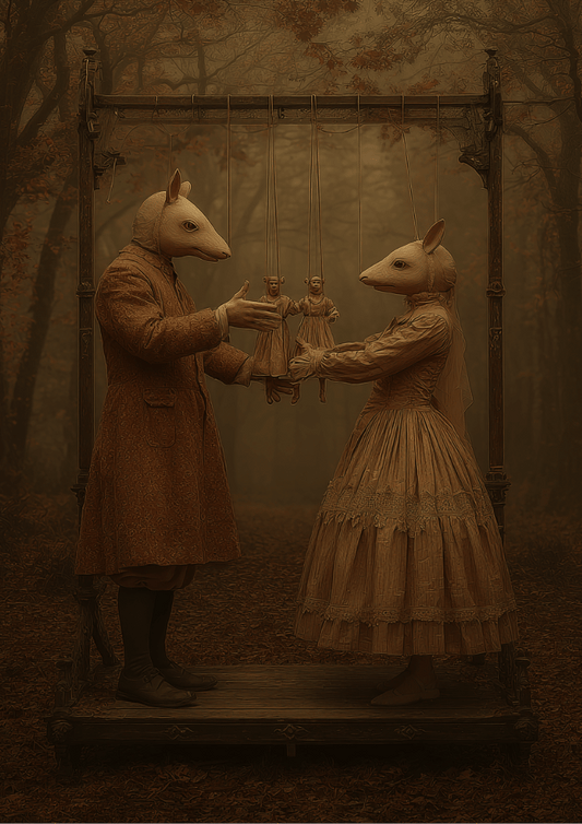 The Weasel Puppeteers – Gothic Forest Theater Poster